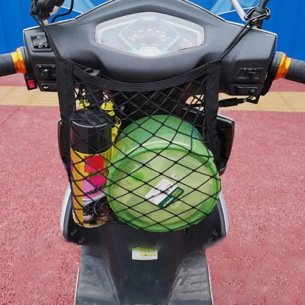 Motorcycle Helmet Storage Trunk Bag Motorcycle Luggage Net Hook Hold Bag Cargo Bike Scooter Mesh Fuel Tank Luggage Equipaje motorcycle helmet storage bag