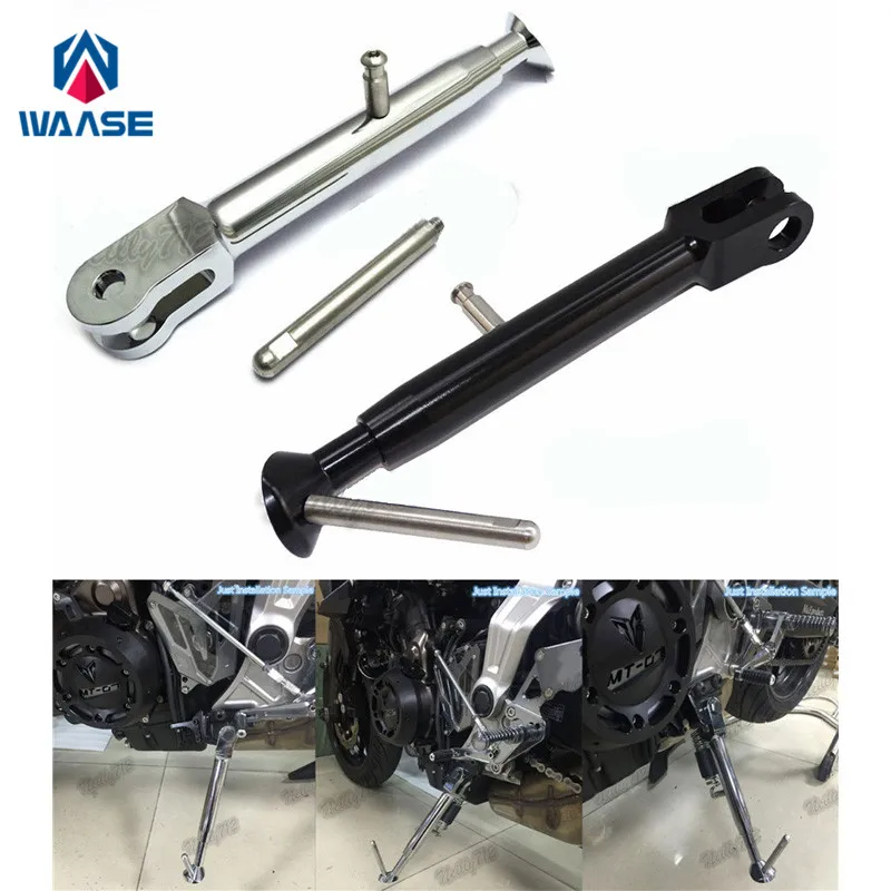 

WAASE регулируемая подножка боковая подставка поддержка для Yamaha MT-07 FZ-07 MT07 FZ07 2014 2015 2016 2017 2018 2019 2020