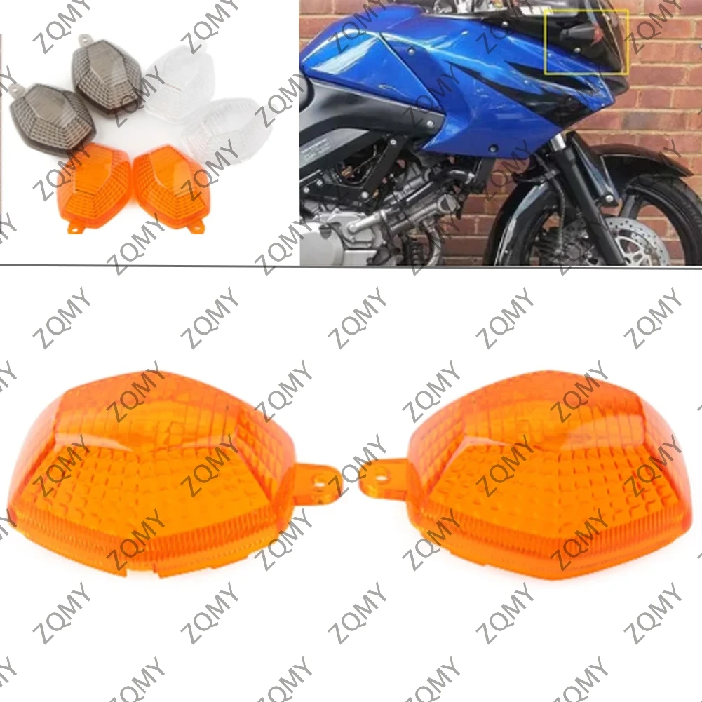 

2Pcs Motorcycle Turn Signal Light Lens Indicator Lamp Cover For SUZUKI GSX DL 650 1250 600 1200 SV1000 DRZ 400 V-Strom