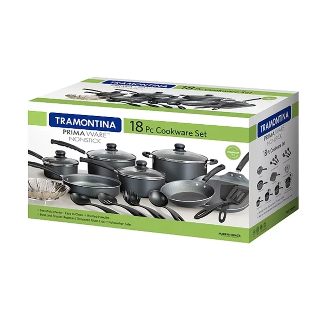 Tramontina Gourmet Prima 12 Piece Stainless Steel Cookware Set