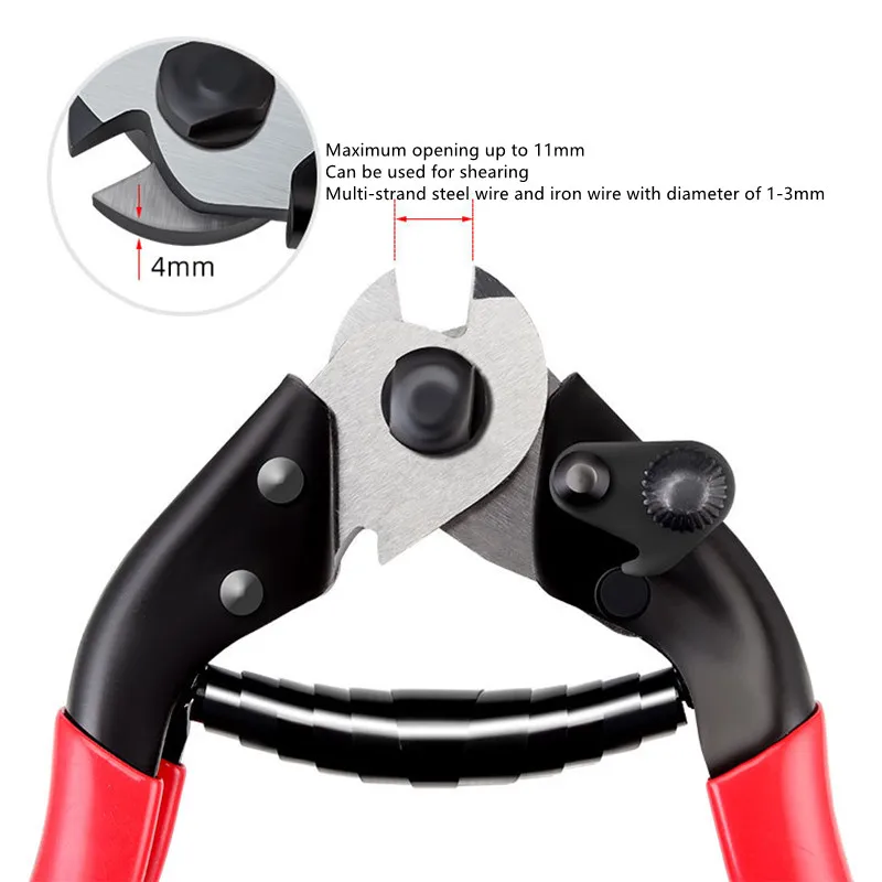 TOOPRE Mountain Bike Wire Pliers Bicycle Wire Cutters Brake Speed Change Tube Inner Multifunction Pliers