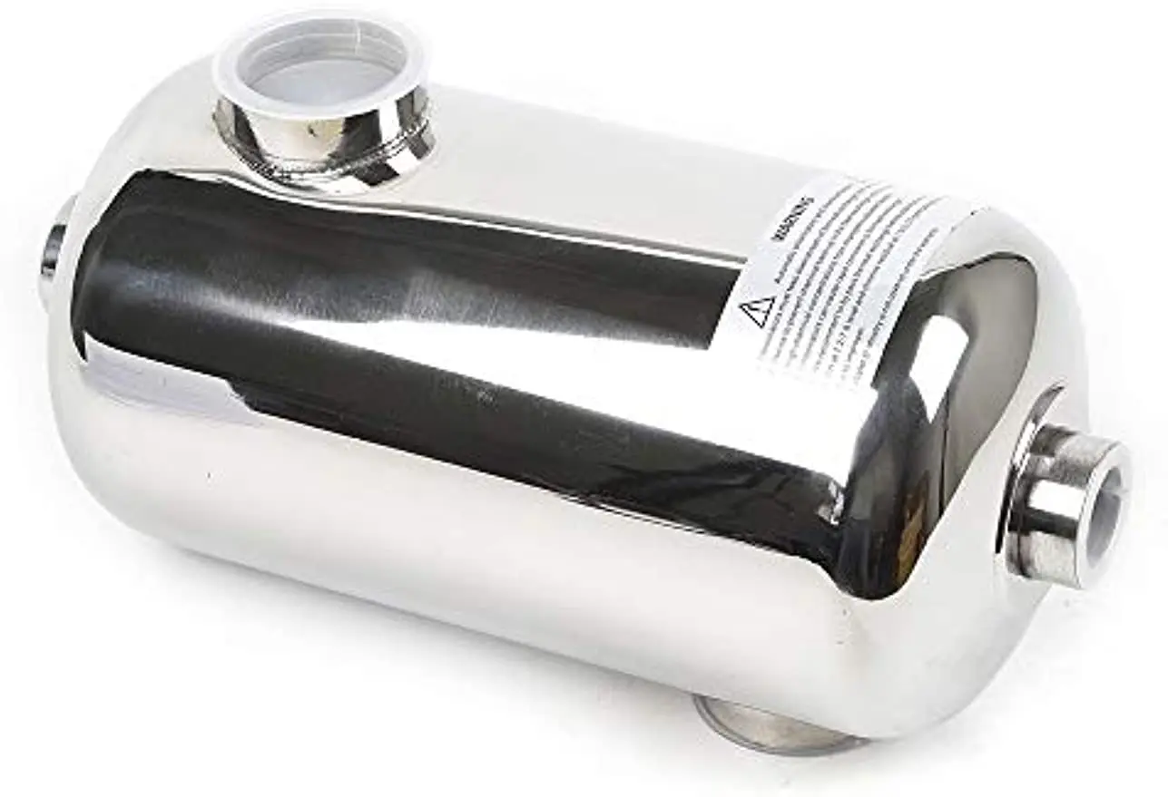 Swimming Pool Heat Exchanger, Stainless Steel Pool Heat Exchanger Tube  Shell Heat Exchanger 95KBTU SS304 , 95K SS304 Same Side - AliExpress