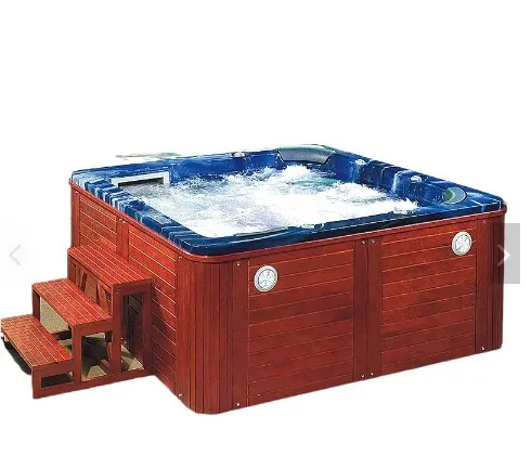 2023 Nuovo Prodotto Di Lusso In Acrilico Shell Vasca Idromassaggio All'Aperto Swim Spa Con Vasca Idromassaggio Per Feste Jacuzzie