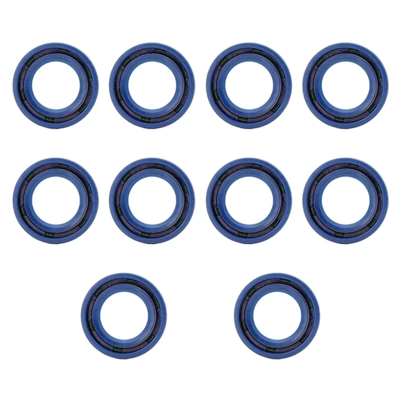 Ensemble De Matiques D'Étanchéité Pour Tronçonneuse, Joint D'Huile Bleu, Convient Pour Stihl Ms170 180, Pièces D'Outil, 10 Pièces