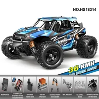 RC Cars HS series high-speed off-road Monster Truck 1:18 full proportion four-wheel drive 2.4G electric remote control car model 1