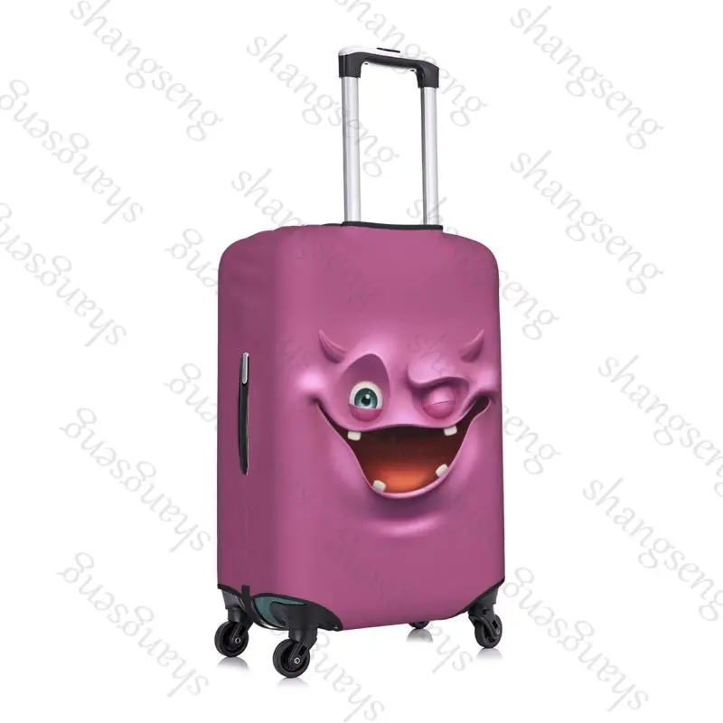 Funny Expression Elastic Luggage Protective Cover Zipper Suitcase Cover Trolley Cover Travel luggage cover