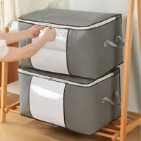 6pcs/set Clothes Storage Bags Upgraded Foldable Fabric Storage Bags Storage Containers For Organizing Bedroom 2