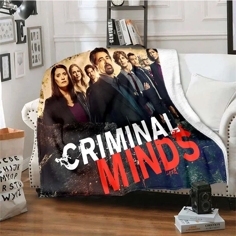New Sofa Bed Blanket Soft Warm Criminal minds 3D Print Blanket Cover Fleece Throw Blanket Adult Children's blanket 3