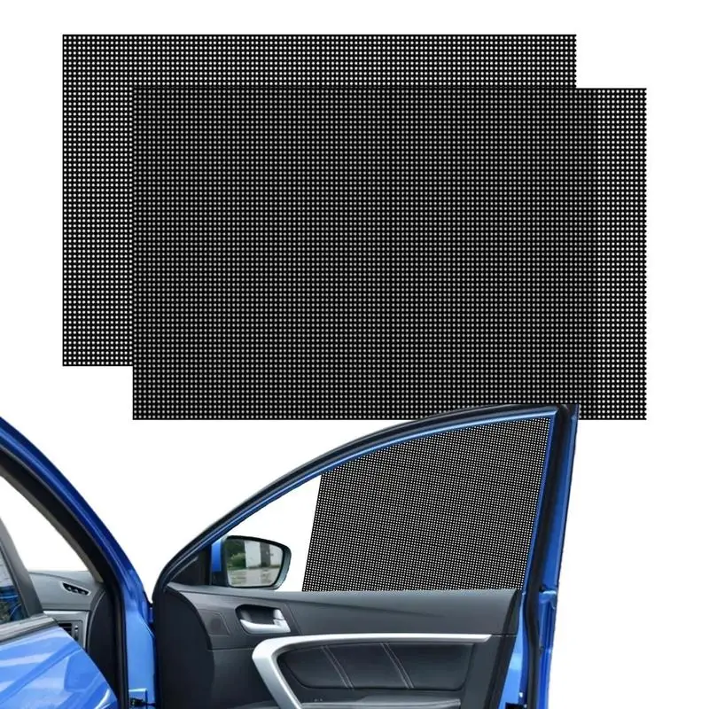 

Mesh Car Sun Visor Adjustable Auto Window Sunshade Sunlight UV Rays Protective Tool With Insulation Design For Outdoor Vehicles