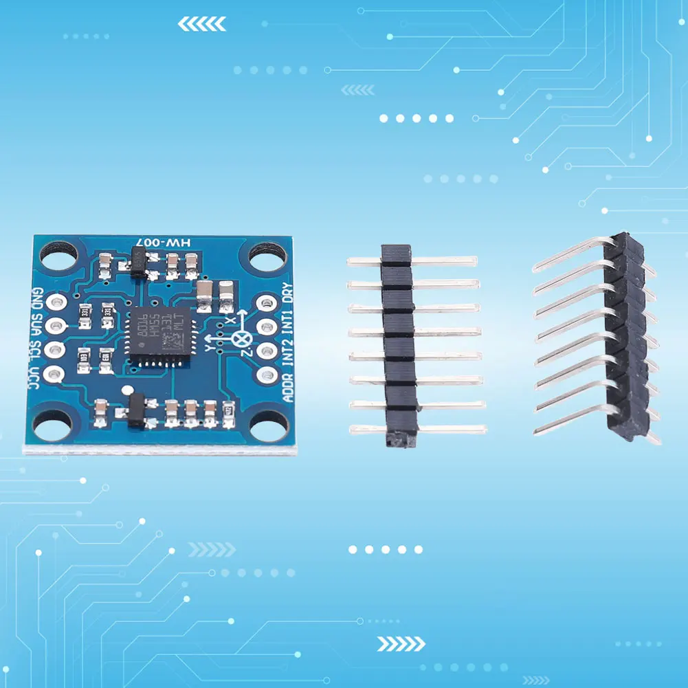 GY-51 LSM303DLH Modul Kompas 3-osový Akcelerometer Magnetometer IIC pre Arduino