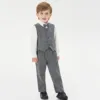 Toddler Boys Long Sleeve T Shirt Tops Vest Coat Pants Child Kids Go Home Outfit for Mom Baby Boys Stuff Boy Summer Clothes 1