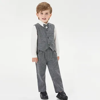 Toddler Boys Long Sleeve T Shirt Tops Vest Coat Pants Child Kids Go Home Outfit for Mom Baby Boys Stuff Boy Summer Clothes 1