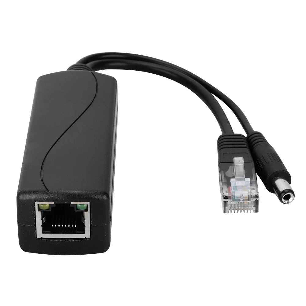 Hisource 48V-12V 100/1000Mbps POE Splitter Support IEEE802.3 af/at for IP  Camera Extander and - AliExpress