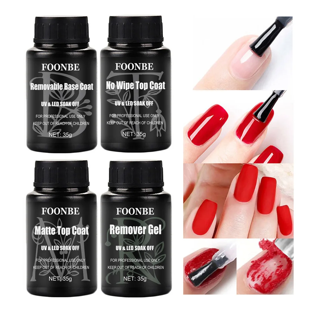 35g Nail Art Functional Gel Base Top Coat Tempering Matte Top Coat