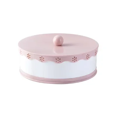 Elegant Multi-Sectional Snack Serving Tray with Lid – Ideal for Dried Fruits, Nuts, Candy, and Cookies