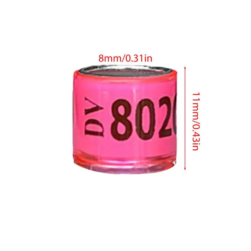 50Pcs Bird Pigeons Rings 8mm Bayonet Identification Ring Inner Diameter 8mm Plastic Clip Identification Outdoor