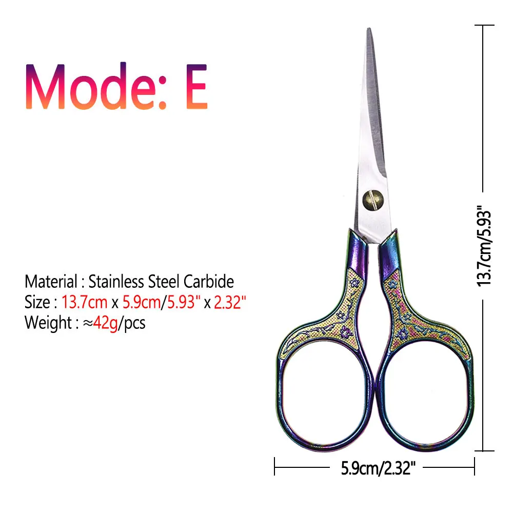 Stainless Steel Carbide Scissors Thread Yarn Feather Hair Synthetic Fiber Cutter Trout Fishing Lures Fly Tying Tool 1PC fishing scissors,fishing tools,fishing tool,fishing tackle,fishing accessories