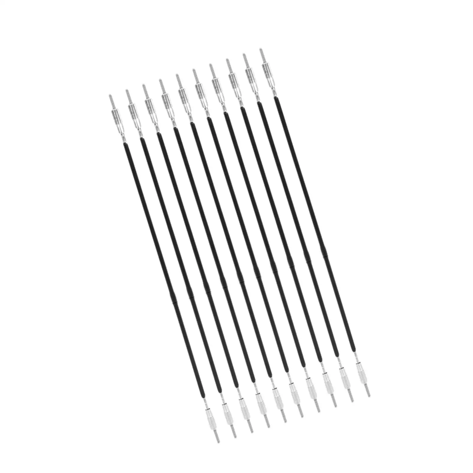 10Pcs Viola Tail Rope Stringed Instrument Accessory Non Slip Viola Tailgut Metal Wire Tail Gut for Live DIY Parts Accessories