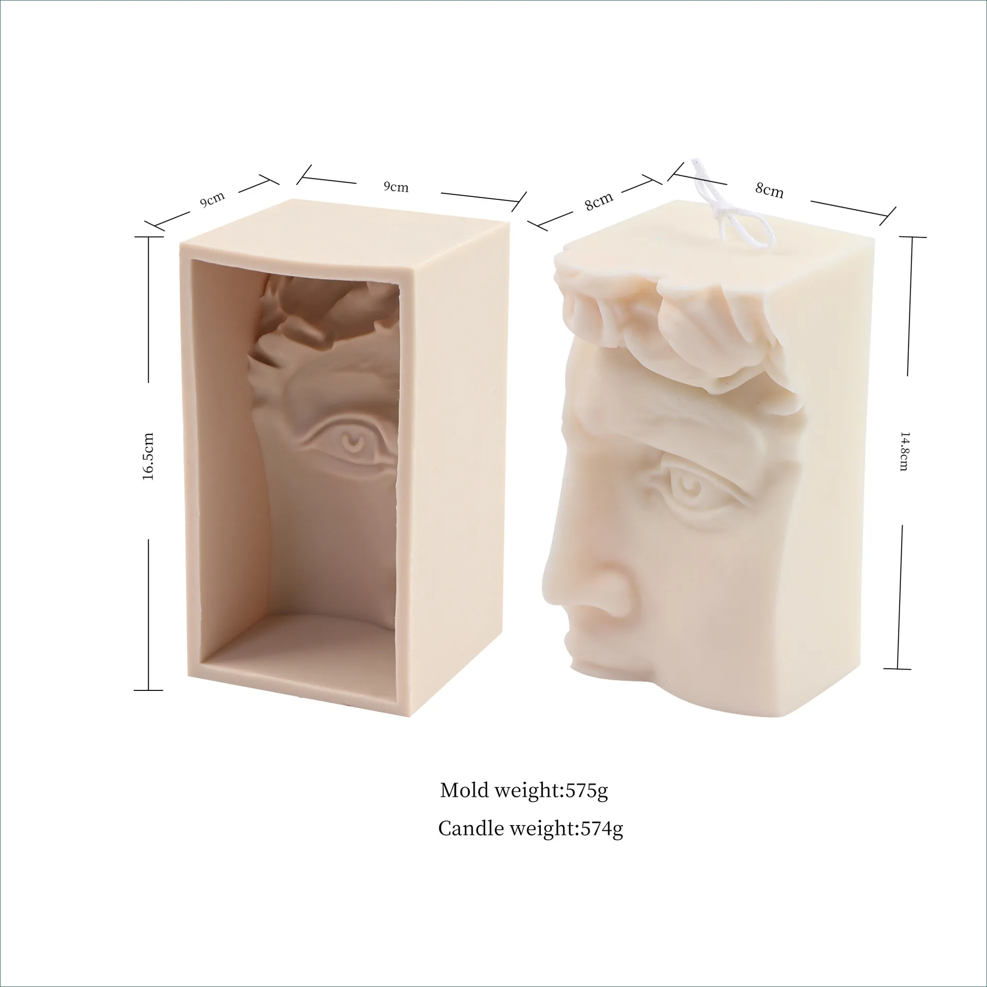 Silikonform Medusa-Schlangenhaar – DIY-Göttin-Form Für Kerzen, Seifen, Gips, Ca. 17x14 Cm, Wiederverwendbar