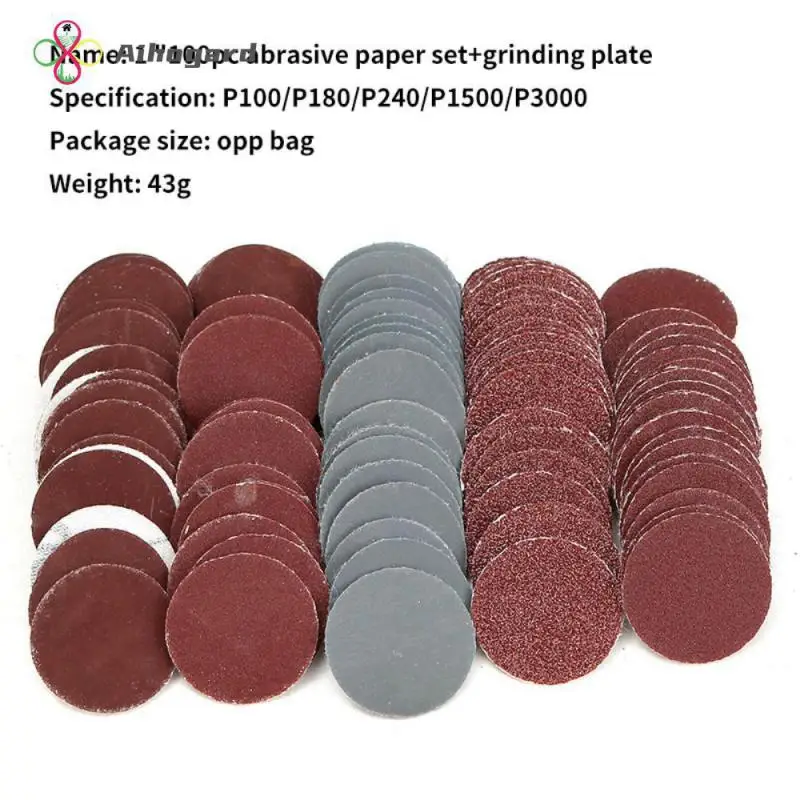 

Электрическая полировка, 1 дюйм, 100 шт., Полировочный бумажный набор, шлифовальный диск, полировка, зеркальная бумага, диаметр хвостовика 1/8