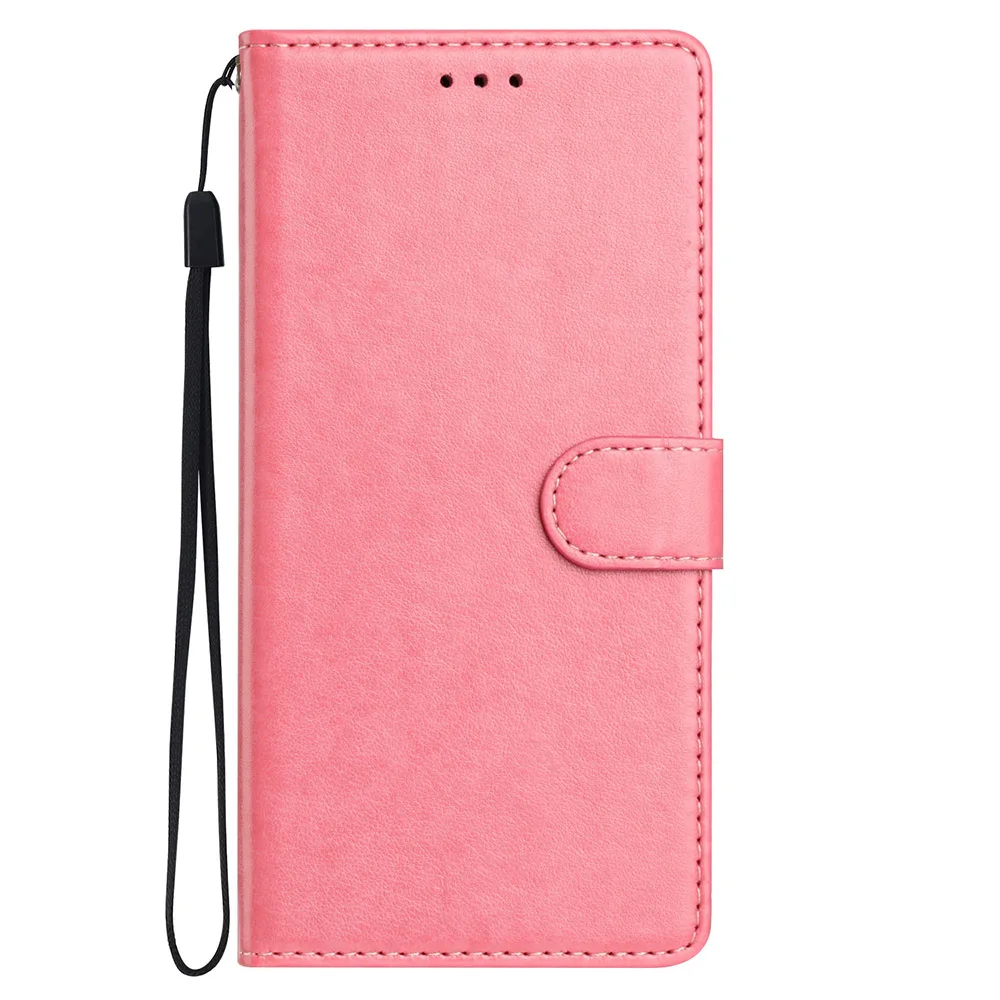 Magnetic Flip Leather Wallet Case with Card Holder and Stand – Anti-Fall Phone Cover