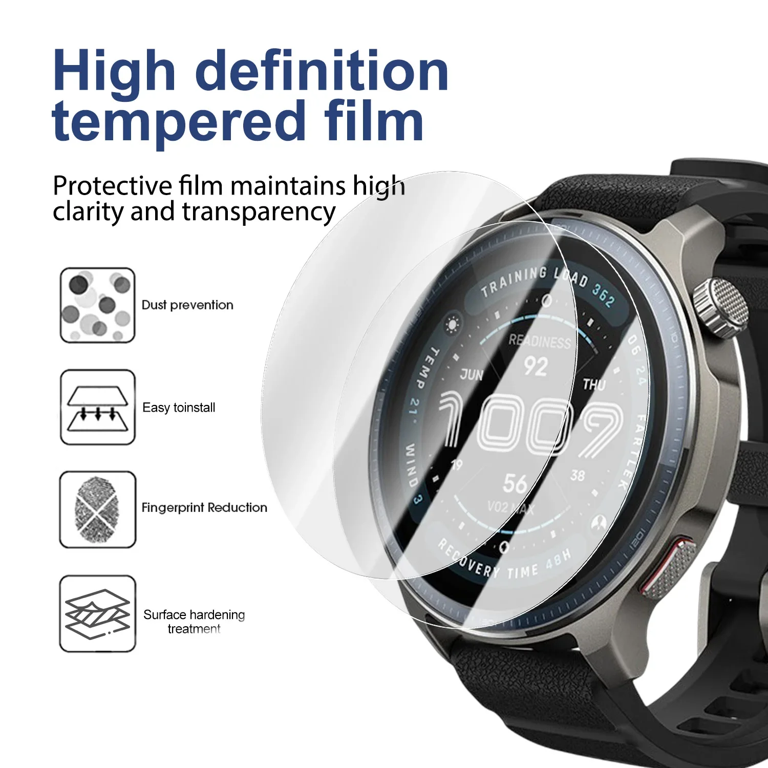 Premium 9H Hardness Tempered Glass Screen Protector - HD Clear, Anti-Scratch Protective Film