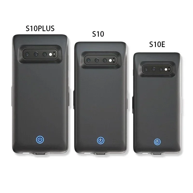 삼성 갤럭시 S10 S10e S10Plus S20 Plus Ultra FE 배터리 충전기 케이스 충전기 커버 보조베터리 10000mAh용 새 Bateria Externa