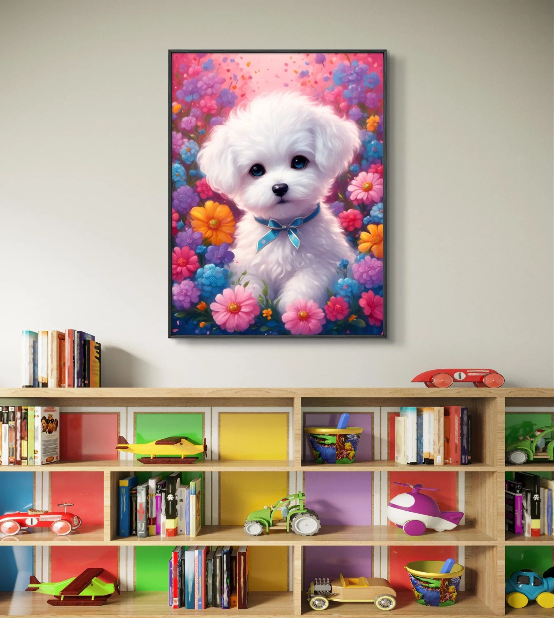 5D Diamond Painting Bichon Frise Cute Bichon Pet Dog Diy Diamond Embroidery Cross Stitch Handmade Child Gift Home Wall Art Decor
