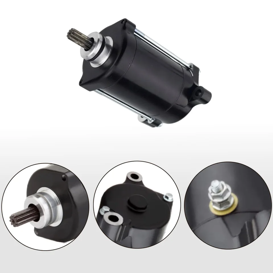 New Starter Motor For Yamaha Waveblaster 700 WB700 (1993-1996) - Caltric Replacement 12V Bolt-On Starter 6M6-81800-10-00 4 thumbnail image