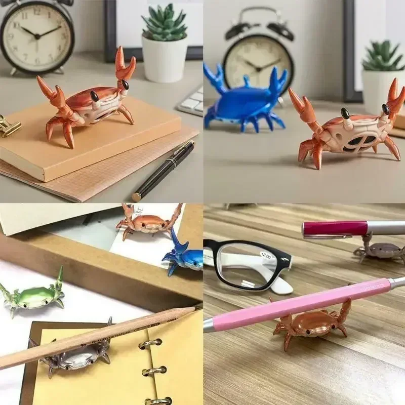Decoration Desktop Mobile Phone Universal Mini Weightlifting Crab Wireless Bluetooth Speaker Holder Pen Holder Personalized Gift 2