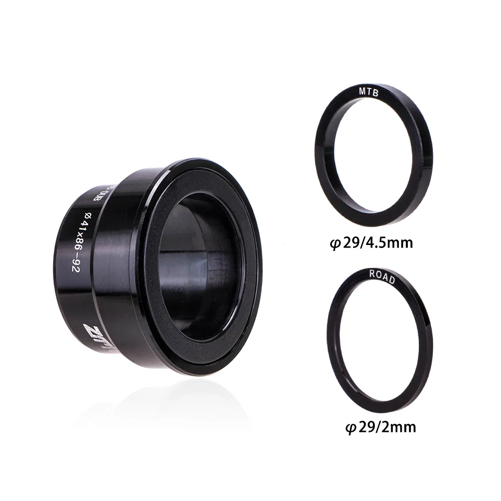 ZTTO 28.99mm MTB 로드 바이크 바텀 브래킷 BSA BB30 BB386 PF30 68-73mm 나사 잠금 BB86 프레스핏 액슬 (DUB 크랭크 BB 부품용)