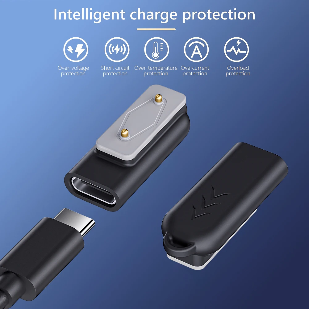 Magnetic USB C Watch Charger Adapter for Samsung Huawei