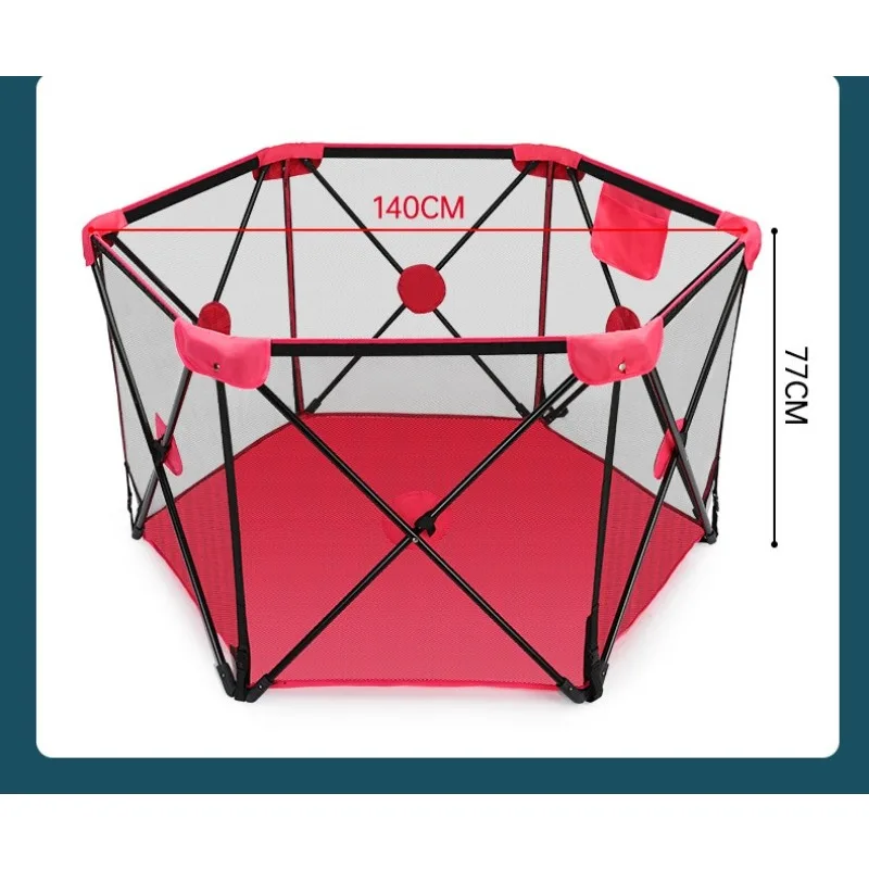 Folding Protective Fence for Convenient Storage Convenient for Children To Carry Outdoors