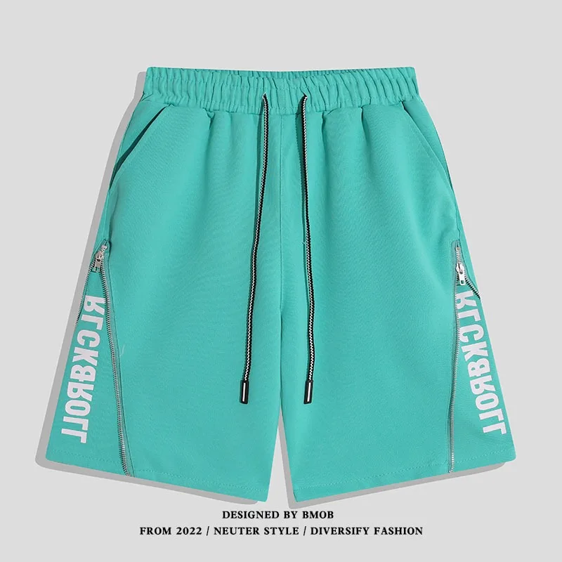 

Шорты мужские спортивные в стиле Харадзюку, модные повседневные спортивные штаны, универсальные шорты для повседневного ношения и путешествий, летняя одежда