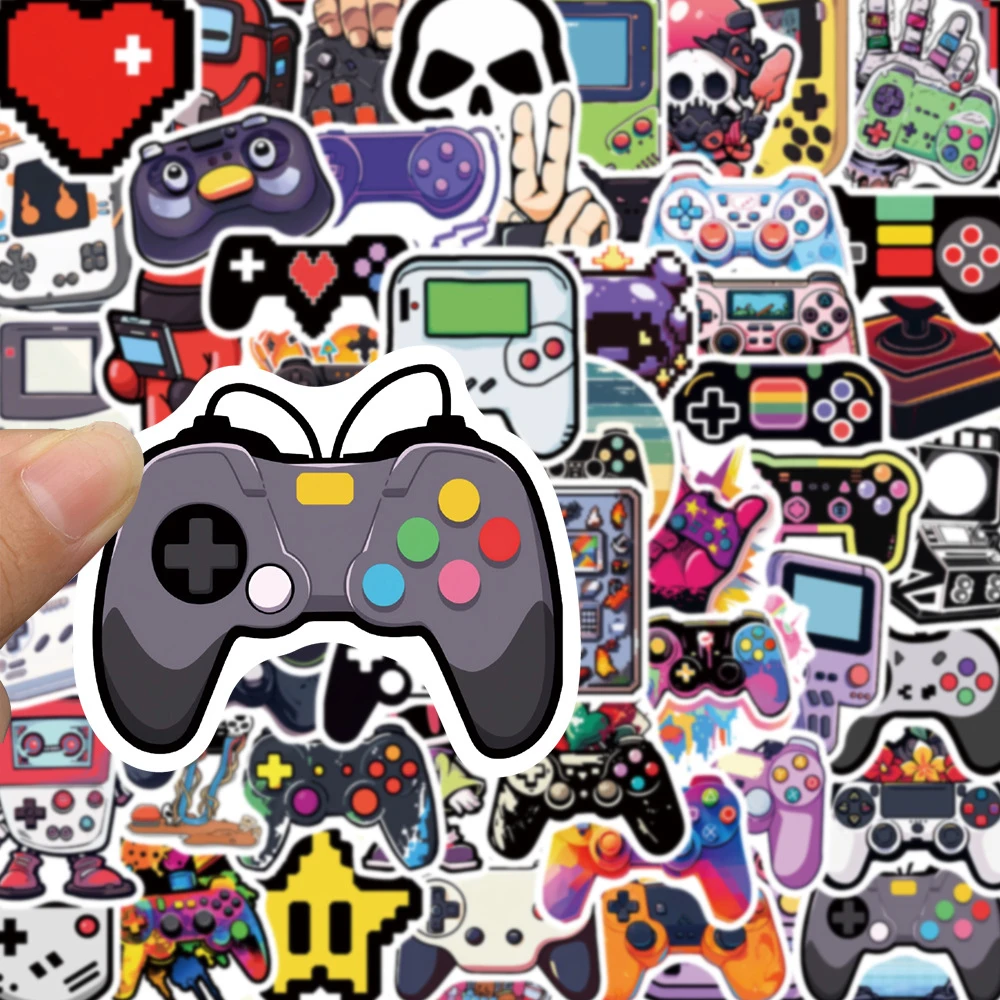 10/30/57pcs Cool Cartoon Video Game Stickers Vintage Funny DIY Sticker Graffiti Phone Case Bike Car Fun Classic Kid Sticker Toy - 4