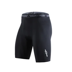 Men's Cool Dry Compression Athletic Leggings and Shorts Set - XXXL (Shorts Black)