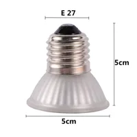 25/50/75W UVA+UVB 3.0 Reptile Lamp Bulb Turtle Basking UV Light Bulbs Heating Lamp Amphibians Lizards Temperature Controller 1Pc 2
