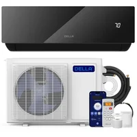 9000 BTU Smart Wifi Mini Split AC 19 SEER2 Heat Pump with Alexa Control- Energy Efficient and Quiet- Covers up to 450 Sq.Ft- 1