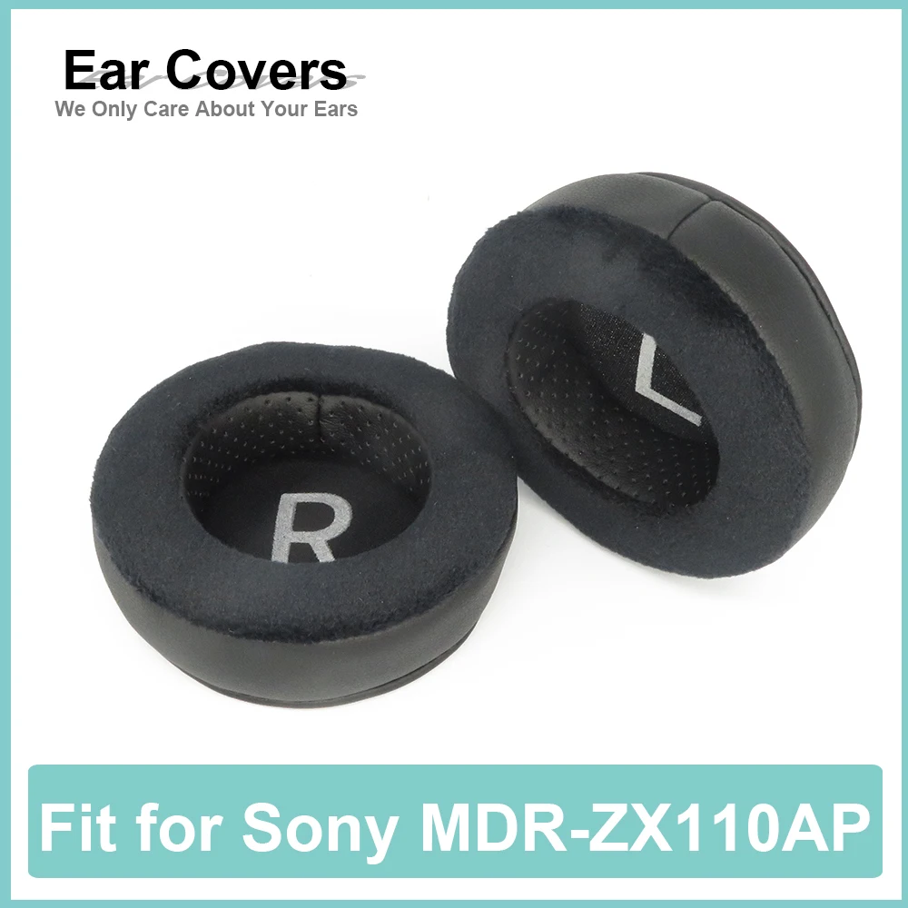 

Earpads For Sony MDR-ZX110AP Headphone Earcushions Protein Velour Pads Memory Foam Ear Pads