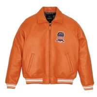 AVIREX 2024 New Listing French Leather Flight Jacket Men's Sheepskin US Size Loose Spring Coat 1