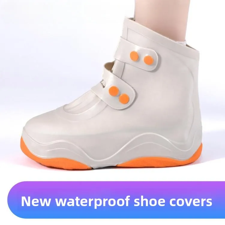 Thiened Rain Boot Covers Men Women Outdoor Wear Waterproof Non Slip New Sle for Rainy Days Mesterco H-08 oe Covers