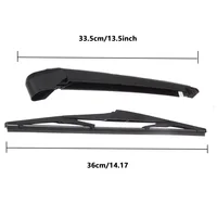 For 2007 - 2015 Mazda CX7 CX-7 CX9 Rear Windshield Wiper Arm & Blade Set OE#85241AE010 Rear Wipers 2007 2008 2009 2010 2011 2012 2