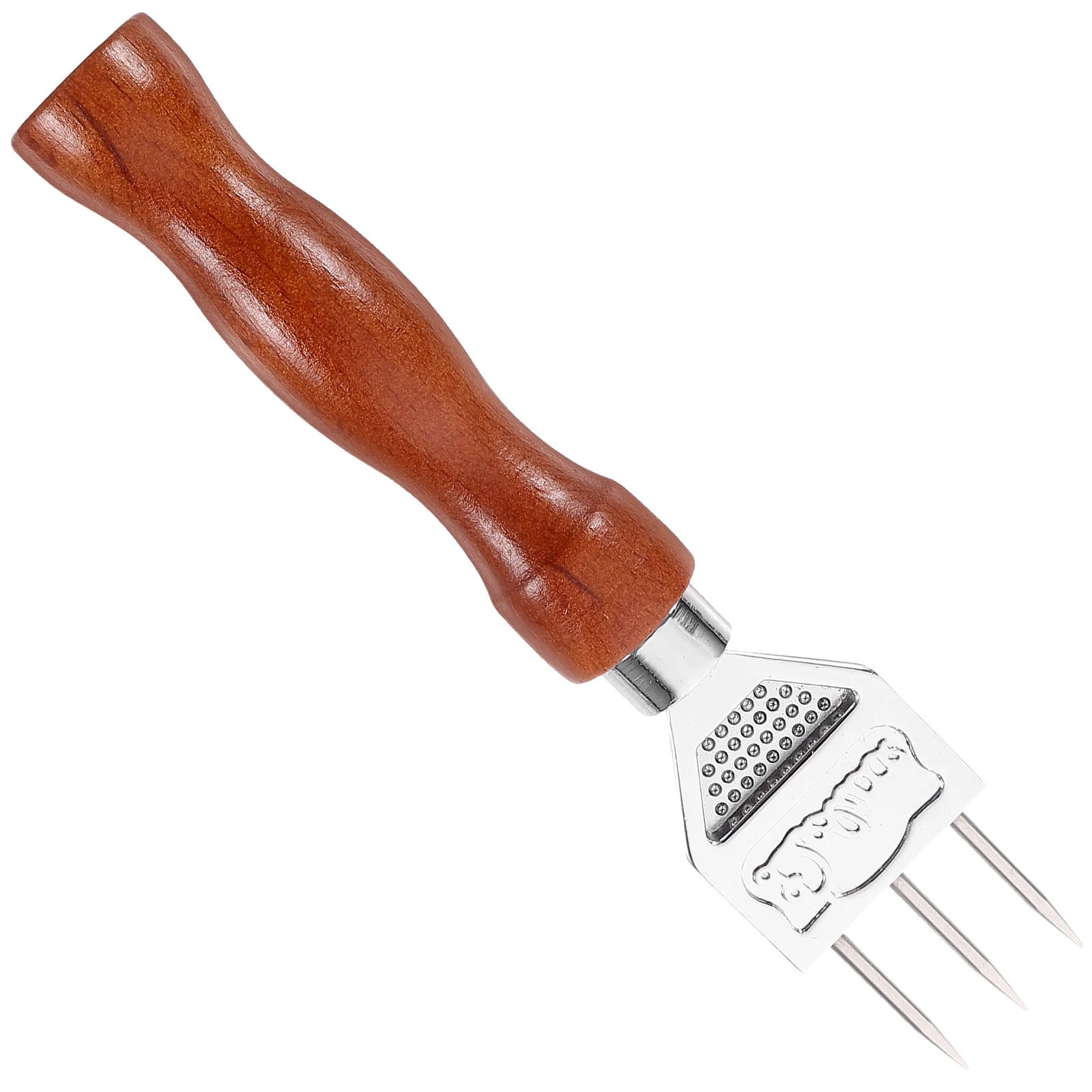 

Ice Pick Stainless Steel Crusher Wooden Handle Home Trident Breaking Tool Chipper