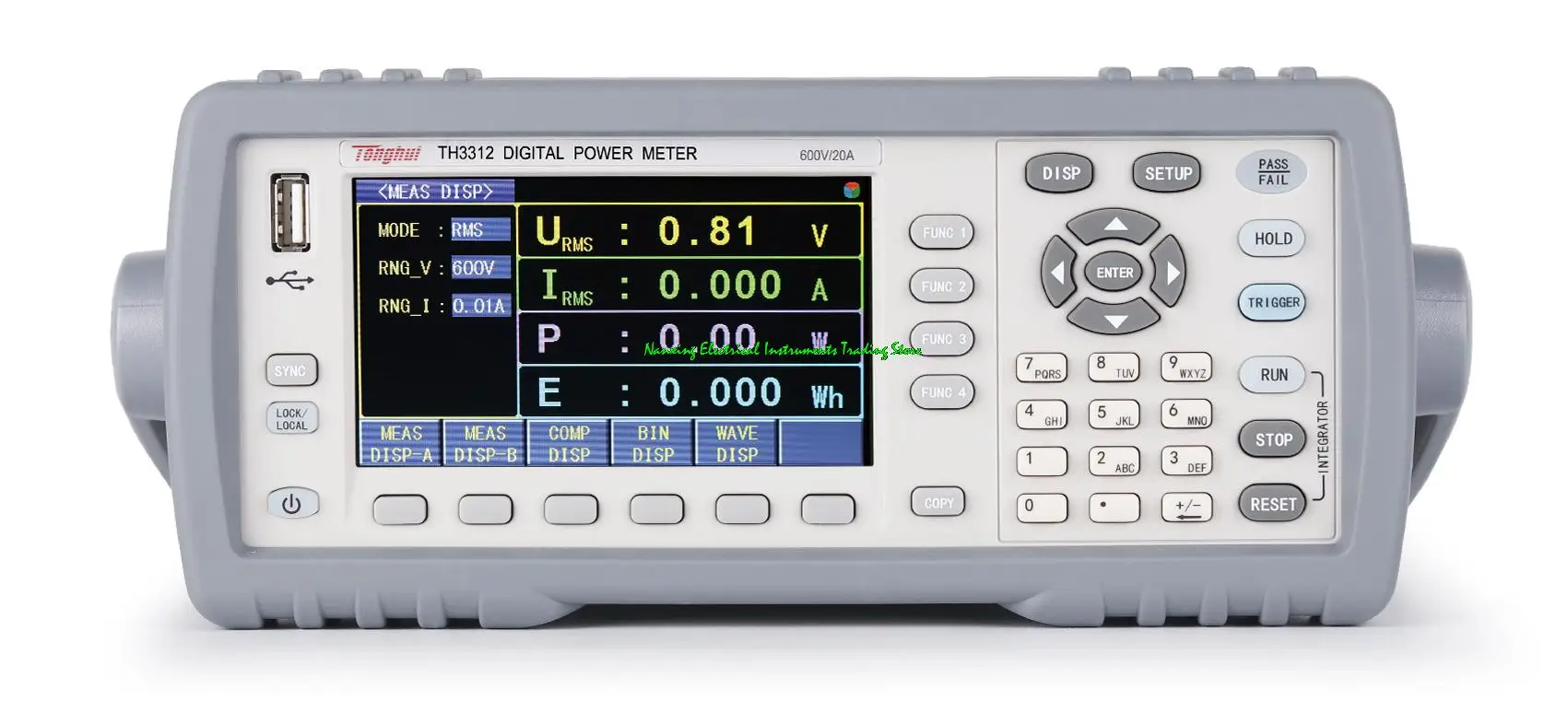 Tonghui-TH3312-Single-phase-AC-DC-digital-power-meter-AC-DC-600V-20A ...