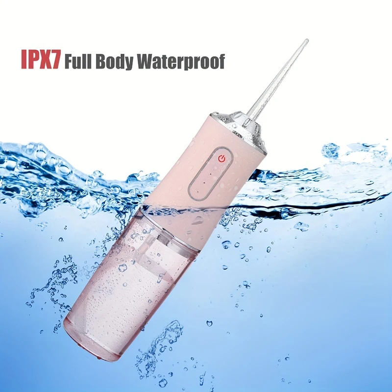 Oral Irrigator portable mouth washing machine dental water flosser water dental flosser USB Rechargeable Water Jet Floss Tooth Pick 220ml 3 Modes