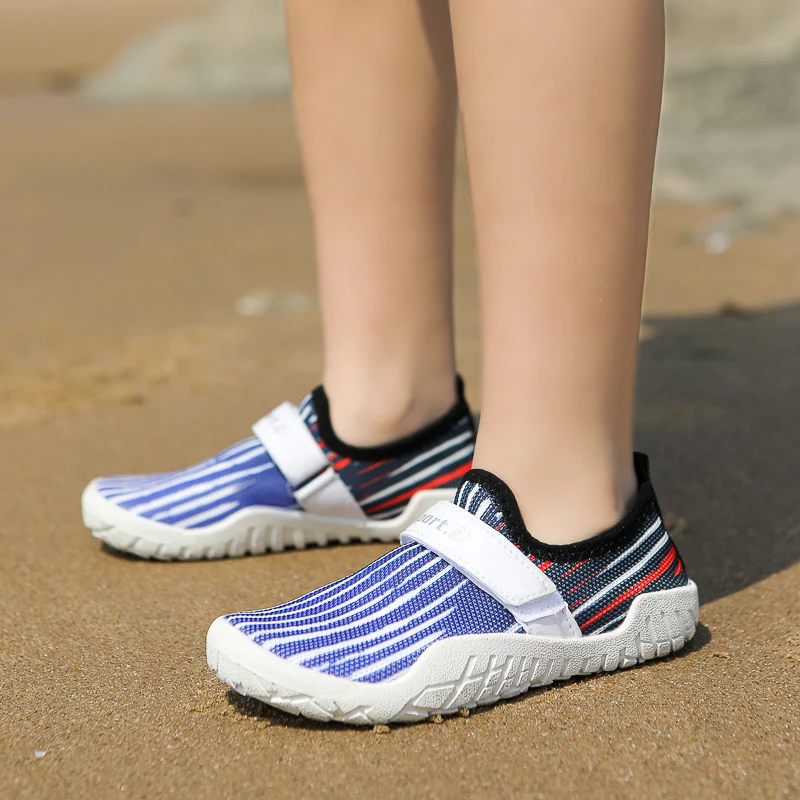 Children Water Sports Sneakers Kids Aqua Shoes Beach Barefoot Quick Dy Water Shoes For Swimming Pool Seaside Upstream Wading New