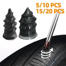 

Vacuum Tire Repair Nails Tools Set for Car Motorcycle Scooter Tyre Puncture Repair Tubeless Rubber Nail Tire Filler Accessories