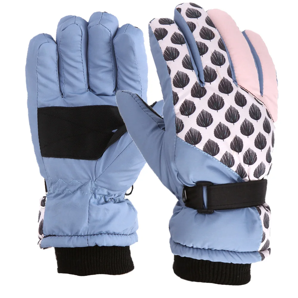 Gloves Kids Boy Winter Warm Waterproof Skiing Accessory For Outdoors Sports