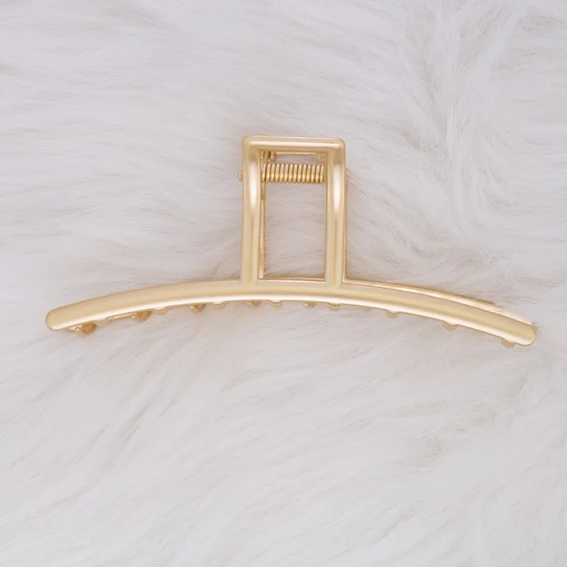 2023 New Women Elegant Gold Silver Hollow Geometric Metal Hair Clips Vintage Hair Claw Headband Hairpin Fashion Hair Accessorie