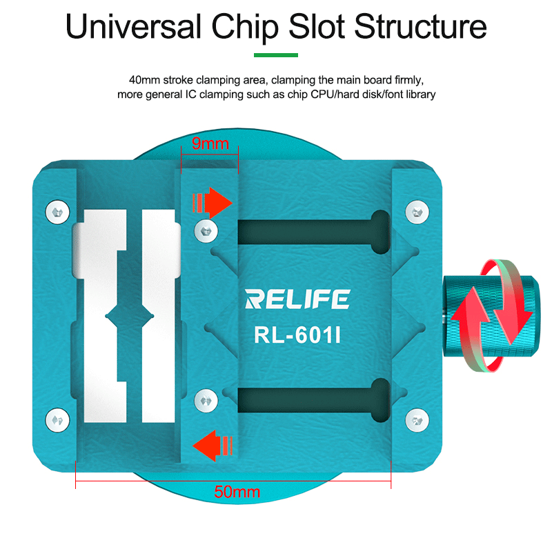 RELIFE RL-601i Motherboard Chip Repair Mini Rotating Fixture Holder